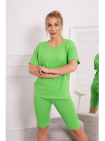 Sportinis palaidinės ir šortų komplektas (Šviesiai žalios spalvos)