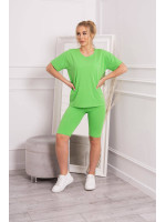 Sportinis palaidinės ir šortų komplektas (Šviesiai žalios spalvos)