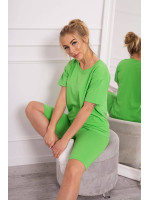 Sportinis palaidinės ir šortų komplektas (Šviesiai žalios spalvos)