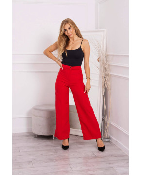 Pantssu a wide leg (Raudona) Pantssu a wide leg (Raudona)