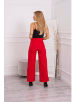 Plačios moteriškos kelnės (Raudona)