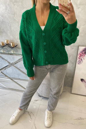 Megztinis su sagutėmis (Žalia spalva)