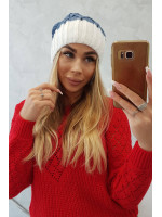 Kepurė K203 (Mėlyna)+(Šilko spalva)