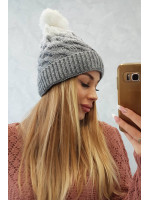 Kepurė K218 (Pilka)+(Balta)