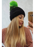 Kepurė K218 (Juoda)+(Žalia)