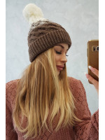 Kepurė K218 (Kapučino)+(Šilko spalva)