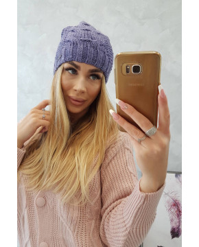 Kepurė K243 su vilna (violetinė) Kepurė K243 su vilna (violetinė)