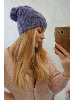 Kepurė K243 su vilna (violetinė)