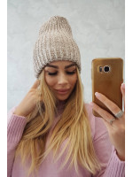 Women's cap Delia K260 (Šviesi) (Smėlio spalva)