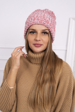 Women's cap Delia K260 (Šilko spalva)+(Lapės spalva)