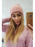 Women's cap Delia K260 (Šilko spalva)+(Lapės spalva)