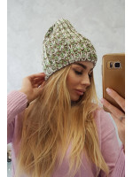 Women's cap Lora K312 (Žalia) + (Ruda)