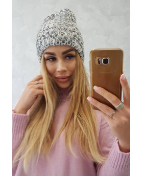 Women's cap Lora K312 (Grafito) + (Pilka)