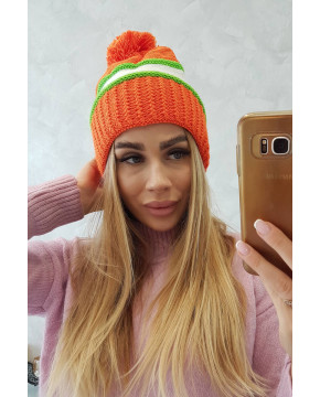 Women's cap Kinga K297 (Oranžinė) + (Žalia) (Neoninė) + (Balta)