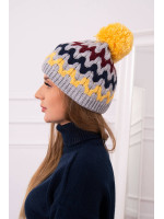 Women's cap Laila K283 (Šviesi) (Pilka)