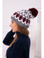 Women's cap Laila K283 (Tamsi) (Pilka)