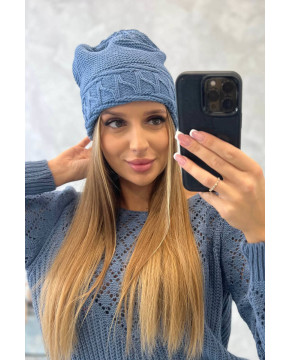 Women's cap Aniela K338 (Mėlyna)