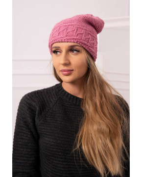 Women's cap Aniela K338 (Tamsi) (Rožinė)
