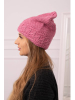 Women's cap Aniela K338 (Tamsi) (Rožinė)