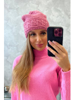 Women's cap Aniela K338 (Tamsi) (Rožinė)