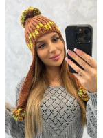 Women's long eared cap Nadia K321 (Šviesiai ruda)