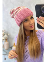 Women's cap Feba K330 (Tamsi) (Rožinė)