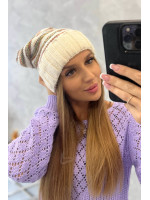 Women's cap Feba K330 (Šilko spalva)+(Mėlyna)