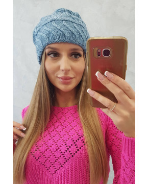 Women's cap Dagmara K332 (Šviesi) (Mėlyna)