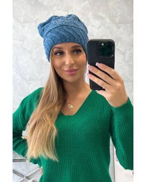 Women's cap Dagmara K332 (Tamsi) denim