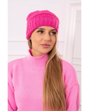 Women's cap Elora K336 (Tamsi) (Rožinė)