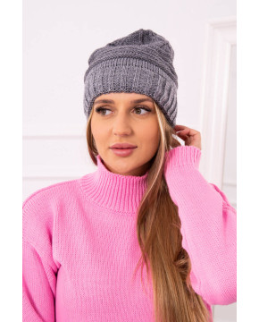 Women's cap Elora K336 (Tamsiai pilka)