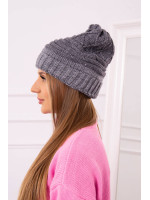 Women's cap Elora K336 (Tamsiai pilka)