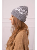 Women's cap Kira K374 (Šviesi) (Pilka)