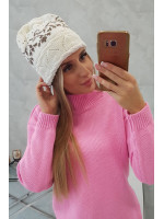 Women's cap Kira K374 (Šilko spalva)+(Ruda)