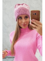 Women's cap Kira K374 (Tamsi) (Rožinė)+(Balta)