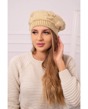 Women's cap Sofia K369 (Smėlio spalva)