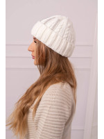 Women's cap Selena K384 (Šviesi) (Šilko spalva)