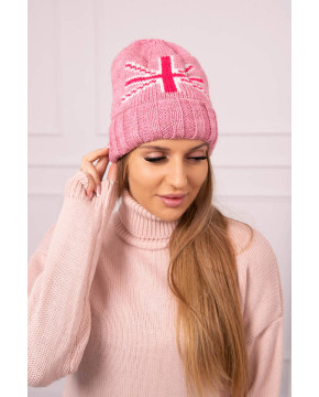 Women's cap Meghan K410 (Tamsi) (Rožinė)