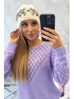 Women's cap Florencja K350 (Šilko spalva)+(Chaki)