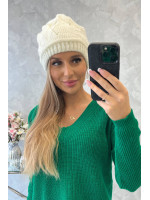 Women's cap Klarysa K393 (Šilko spalva)