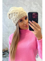 Women's cap Ramona K383 (Šviesi) (Smėlio spalva)