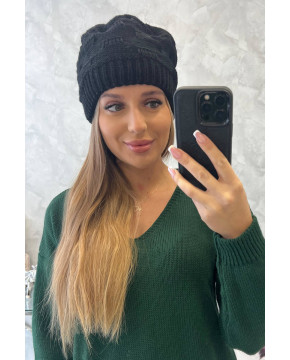 Women's cap Nastia K373 (Juoda)