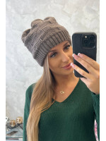 Women's cap Nastia K373 mocca