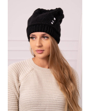 Women's cap Larisa K395 (Juoda)