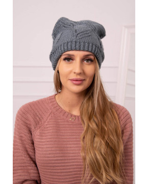 Women's cap Majka K376 (Tamsiai pilka)