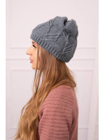 Women's cap Majka K376 (Tamsiai pilka)