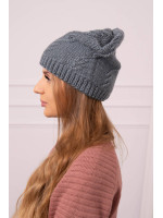 Women's cap Lorena K377 (Tamsiai pilka)