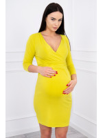 Suknelė su iškirpte nėščiosioms (Kivio spalvos)