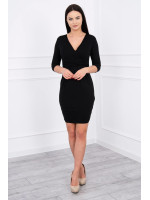 Suknelė su iškirpte nėščiosioms (Juodos spalvos)