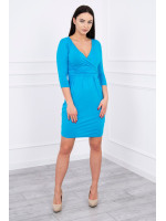 Suknelė su iškirpte nėščiosioms (Turkio spalvos)